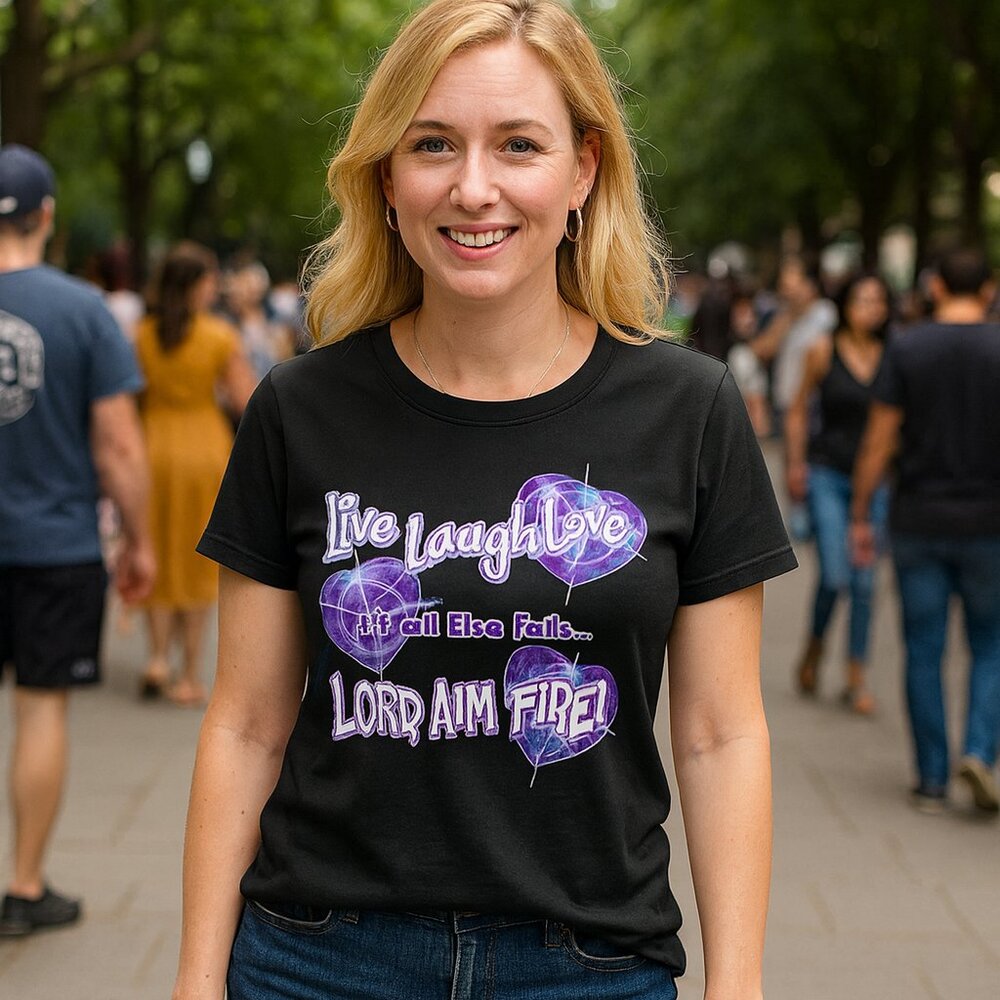 Lifestyle Classic SZ Medium Live Laugh Love T-Shirt